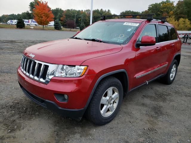 1J4RR4GGXBC507622 - 2011 JEEP GRAND CHER RED photo 2