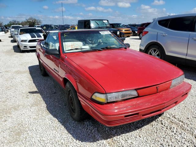 1G2JB34HXN7586788 - 1992 PONTIAC SUNBIRD SE RED photo 1