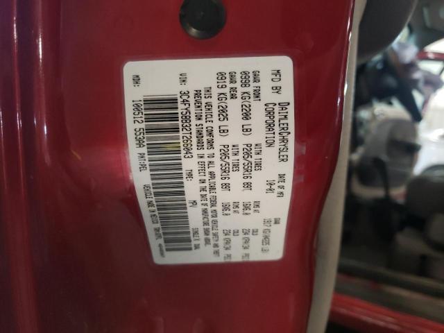 3C4FY58B32T266043 - 2002 CHRYSLER PT CRUISER RED photo 10