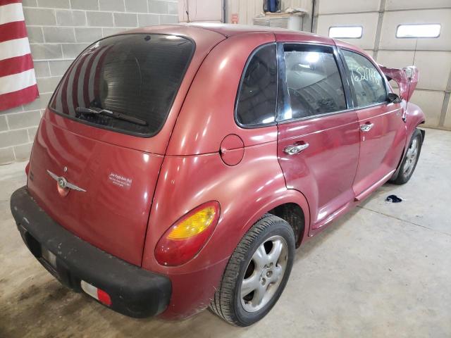 3C4FY58B32T266043 - 2002 CHRYSLER PT CRUISER RED photo 4