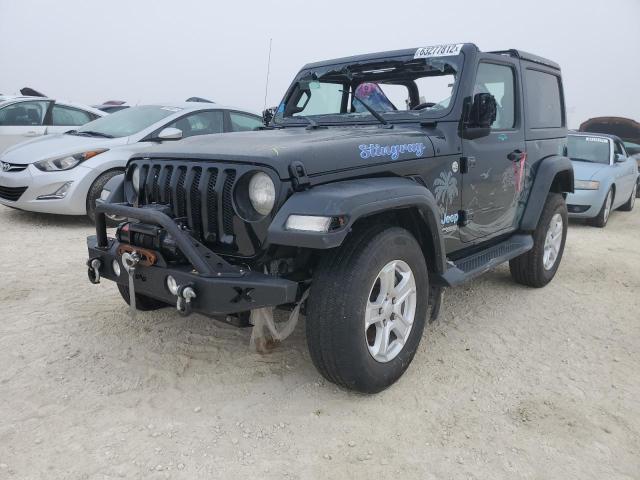 1C4GJXAG0KW617477 - 2019 JEEP WRANGLER S BLACK photo 2