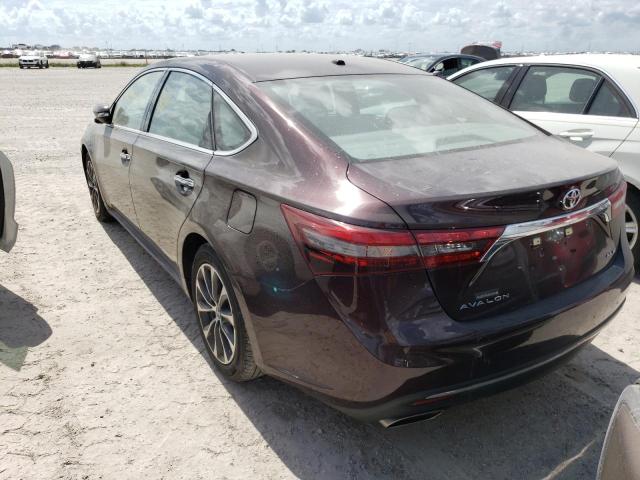 4T1BK1EB2GU196332 - 2016 TOYOTA AVALON XLE PURPLE photo 3