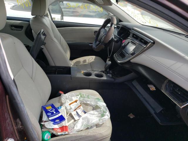 4T1BK1EB2GU196332 - 2016 TOYOTA AVALON XLE PURPLE photo 5