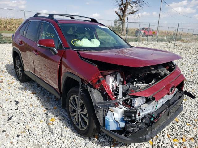 JTMB6RFV7ND053048 - 2022 TOYOTA RAV4 XLE P RED photo 1