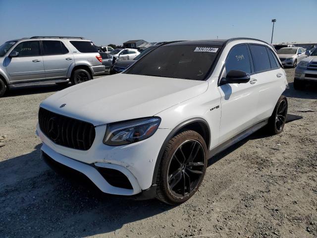 WDC0G8JB4KF531707 - 2019 MERCEDES-BENZ GLC 63 4MA WHITE photo 2