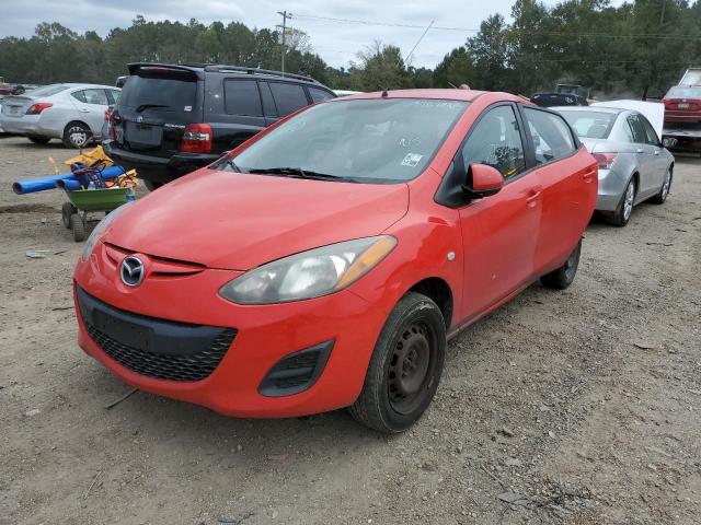 JM1DE1HZ6B0124112 - 2011 MAZDA 2 RED photo 2