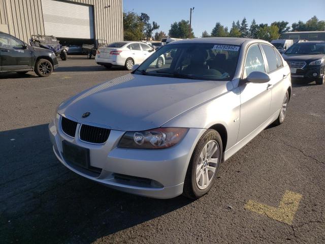 WBAVB17546NK36487 - 2006 BMW 325 I AUTO SILVER photo 2