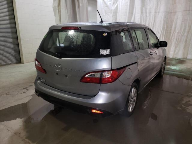 JM1CW2BL9E0170511 - 2014 MAZDA 5 SPORT SILVER photo 4