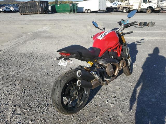 ZDM1RBSW2EB004381 - 2014 DUCATI MONSTER 12 RED photo 4