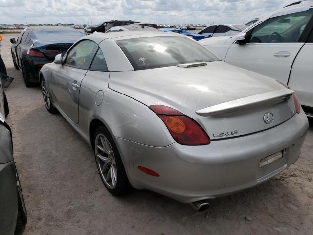 JTHFN48Y930046720 - 2003 LEXUS SC 430 SILVER photo 3