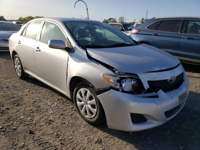 1NXBU4EE0AZ172382 - 2010 TOYOTA CORROLA SILVER photo 1