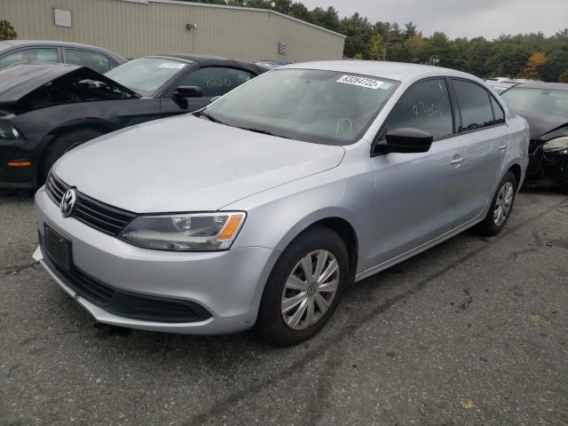 3VW2K7AJ5EM229004 - 2014 VOLKSWAGEN JETTA BASE 银色 照片 2