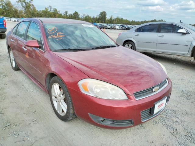 2G1WU57M391136511 - 2009 CHEVROLET IMPALA LTZ BURGUNDY photo 1