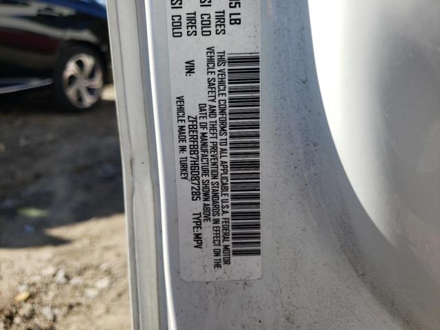 ZFBERFBB7H6D87285 - 2017 RAM PROMASTER 白色 照片 10