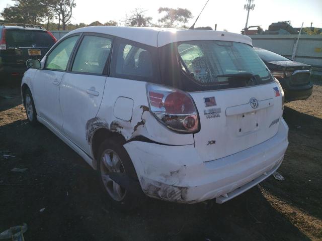 2T1KR32E67C651402 - 2007 TOYOTA MATRIX WHITE photo 3