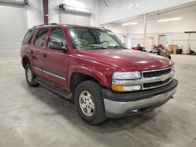 1GNEK13T15R202464 - 2005 CHEVROLET TAHOE MAROON photo 1