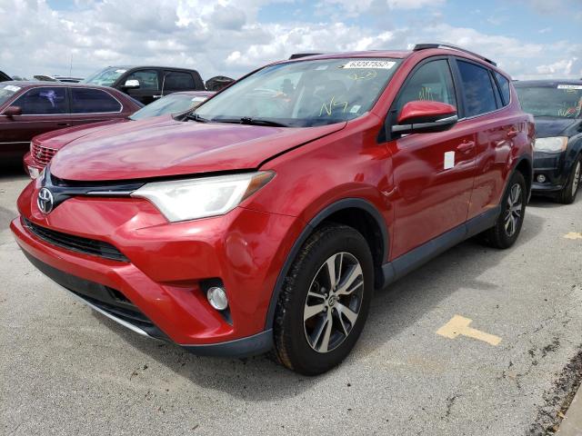 2T3WFREV0GW284382 - 2016 TOYOTA RAV4 XLE RED photo 2