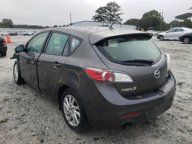 JM1BL1L74C1607466 - 2012 MAZDA 3 I CHARCOAL photo 3