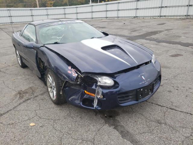 2G1FP22K622169594 - 2002 CHEVROLET CAMARO BLUE photo 9