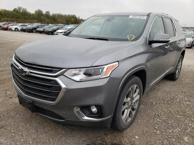 1GNEVKKW9KJ215546 - 2019 CHEVROLET TRAVERSE P GRAY photo 2