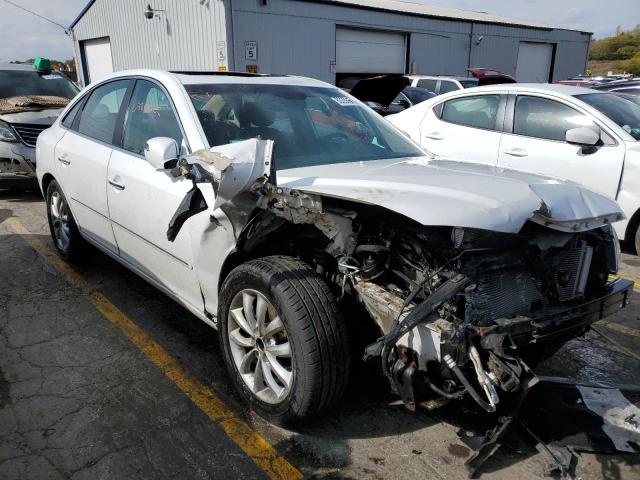 KMHFC46F89A393365 - 2009 HYUNDAI AZERA SE WHITE photo 1