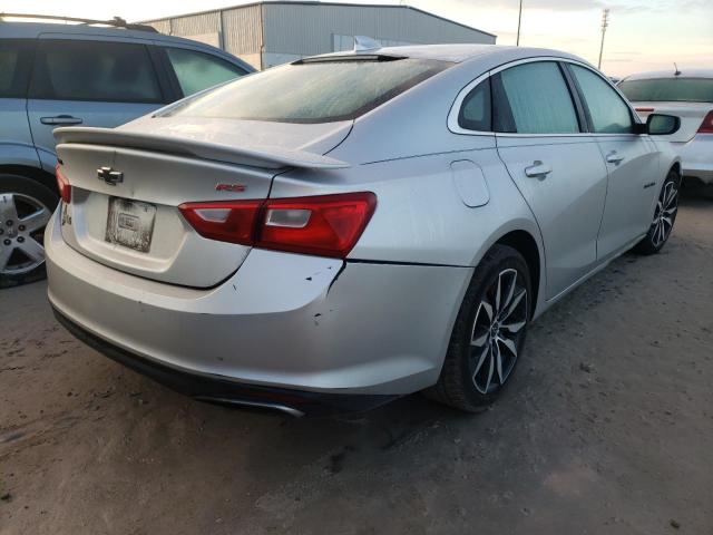 1G1ZG5ST5LF130857 - 2020 CHEVROLET MALIBU RS Argent photo 4