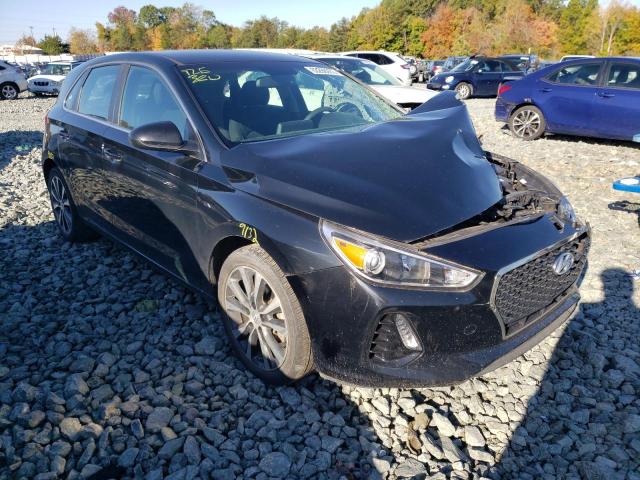 KMHH35LE8JU025636 - 2018 HYUNDAI ELANTRA GT BLACK photo 1