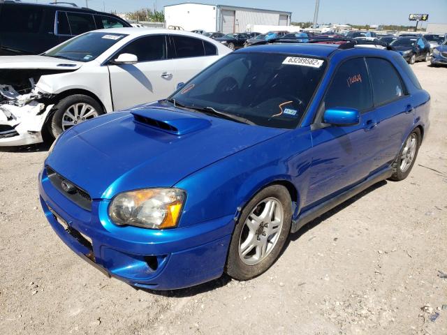 JF1GG296X4G809666 - 2004 SUBARU IMPREZA WR BLUE photo 2