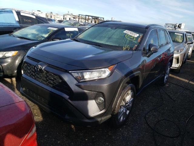 JTMC1RFV7KD517387 - 2019 TOYOTA RAV4 XLE P GRAY photo 2