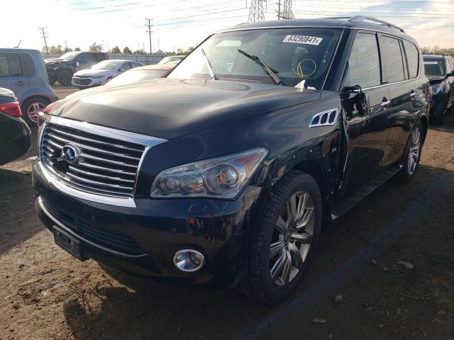 JN8AZ2NE2E9064042 - 2014 INFINITI QX80 BLACK photo 2