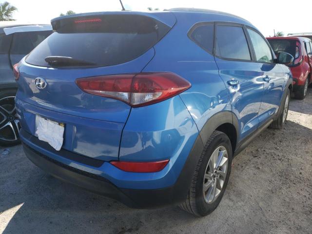 KM8J33A49GU240788 - 2016 HYUNDAI TUCSON LIM BLUE photo 4