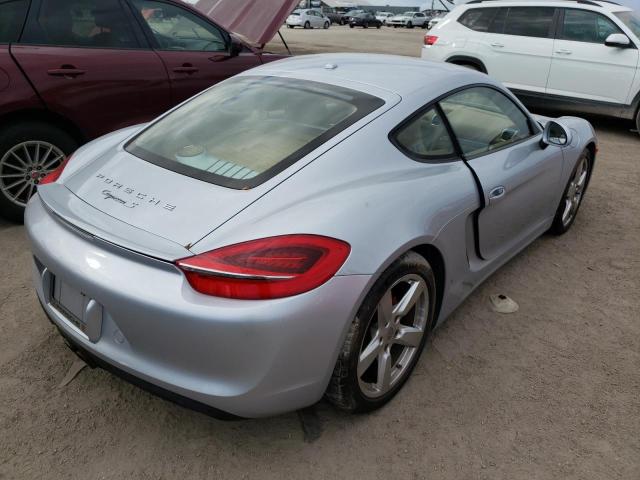 WP0AB2A89GK186022 - 2016 PORSCHE CAYMAN S SILVER photo 4