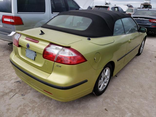 YS3FD79Y766006053 - 2006 SAAB 9-3 GREEN photo 4