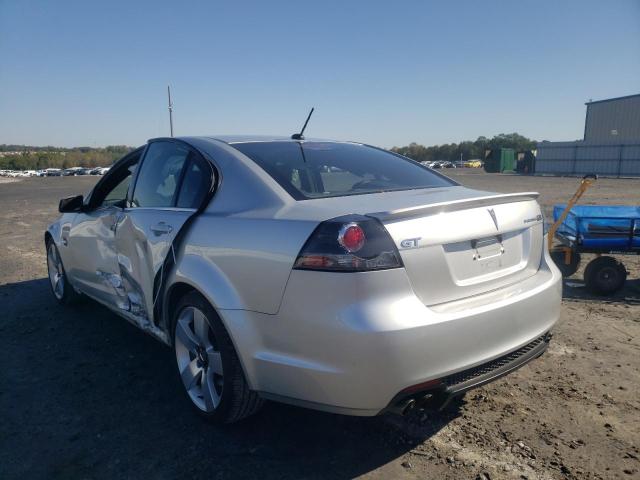 6G2EC57Y09L306124 - 2009 PONTIAC G8 GT SILVER photo 3