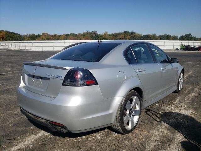 6G2EC57Y09L306124 - 2009 PONTIAC G8 GT SILVER photo 4