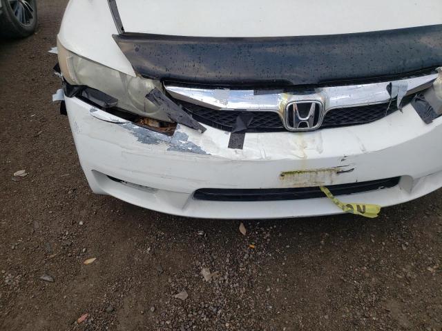 2HGFA1F62BH012904 - 2011 HONDA CIVIC LX-S Biały zdjęcie 9