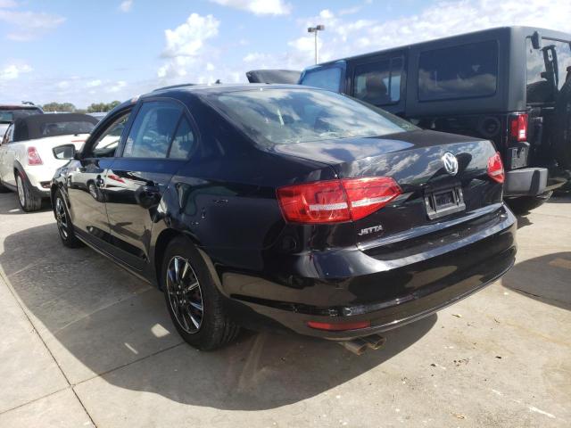 3VW2K7AJ4FM293326 - 2015 VOLKSWAGEN JETTA BASE 黑色 照片 3