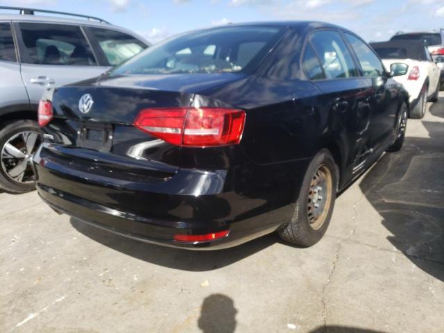 3VW2K7AJ4FM293326 - 2015 VOLKSWAGEN JETTA BASE 黑色 照片 4