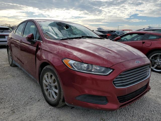 3FA6P0G79GR377077 - 2016 FORD FUSION S MAROON photo 1