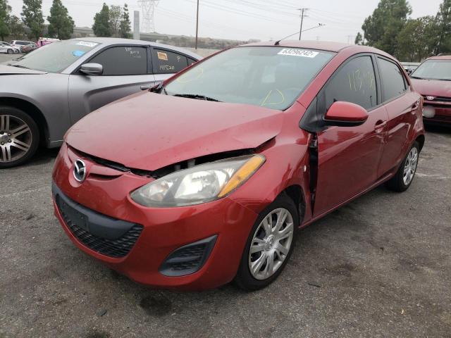 JM1DE1KZ2E0183039 - 2014 MAZDA MAZDA2 SPO 栗色 照片 2