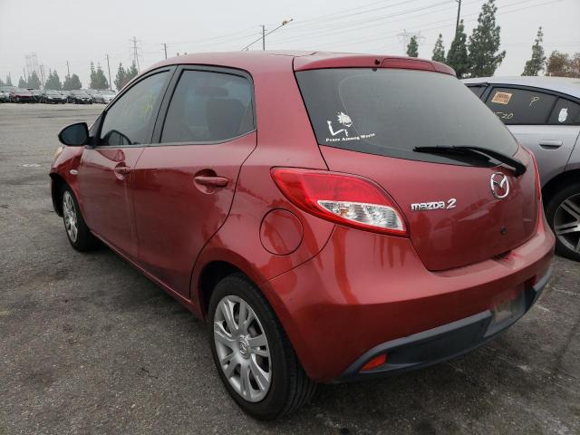 JM1DE1KZ2E0183039 - 2014 MAZDA MAZDA2 SPO 栗色 照片 3