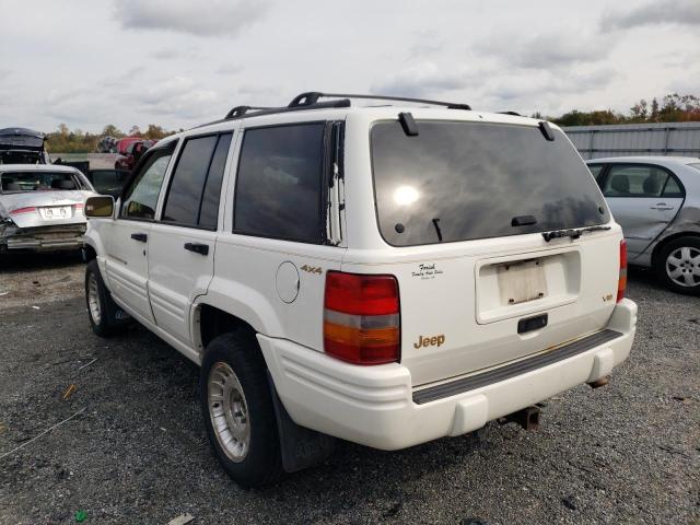 1J4GZ78Y3VC729780 - 1997 JEEP GRAND CHER WHITE photo 3