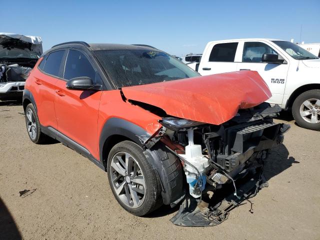 KM8K5CA55KU253845 - 2019 HYUNDAI KONA ULTIM ORANGE photo 1