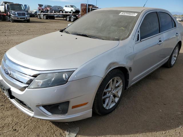 3FAHP0JA7CR186247 - 2012 FORD FUSION SEL SILVER photo 9