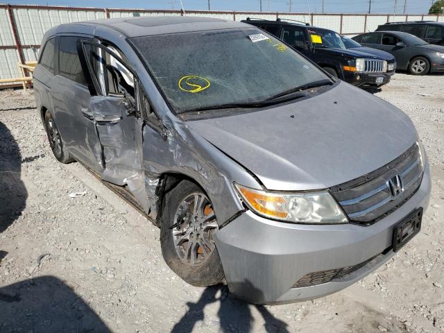 5FNRL5H68BB033658 - 2011 HONDA ODYSSEY EX SILVER photo 1