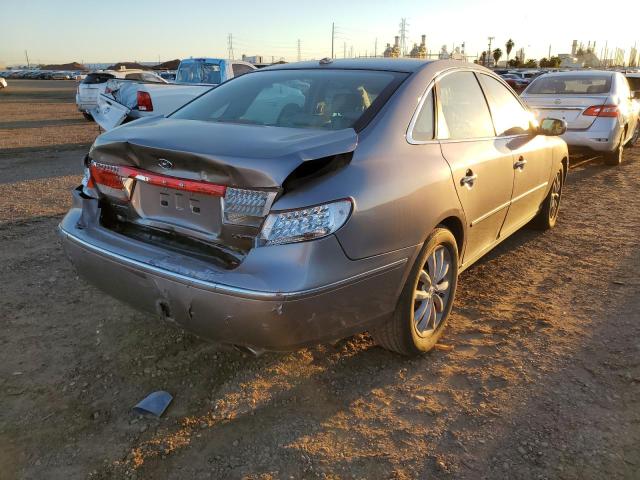 KMHFC46F57A212669 - 2007 HYUNDAI AZERA SE SILVER photo 4