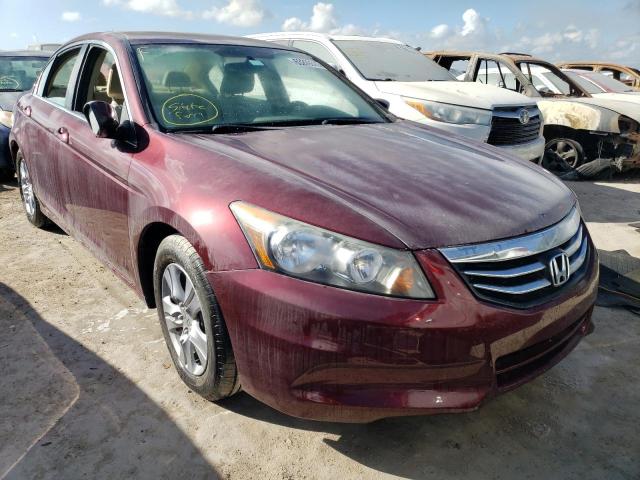 1HGCP2F48CA190483 - 2012 HONDA ACCORD LXP MAROON photo 1