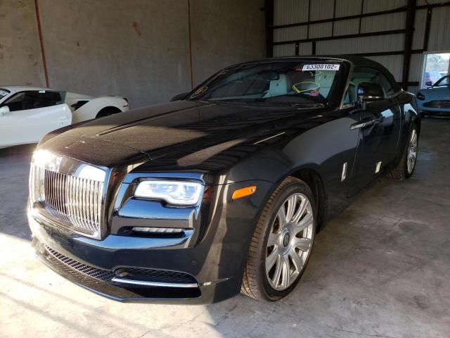 SCA666D50JU115720 - 2018 ROLLS-ROYCE DAWN BLACK photo 2