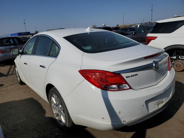 2G4GS5ER3D9240342 - 2013 BUICK REGAL PREM WHITE photo 3