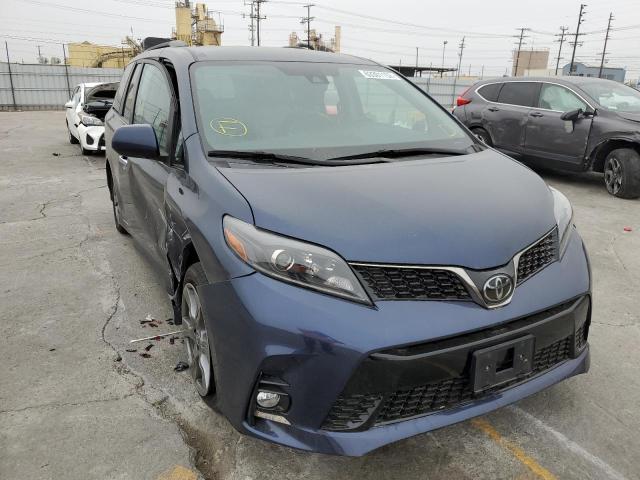 5TDXZ3DC2LS079070 - 2020 TOYOTA SIENNA SE BLUE photo 1